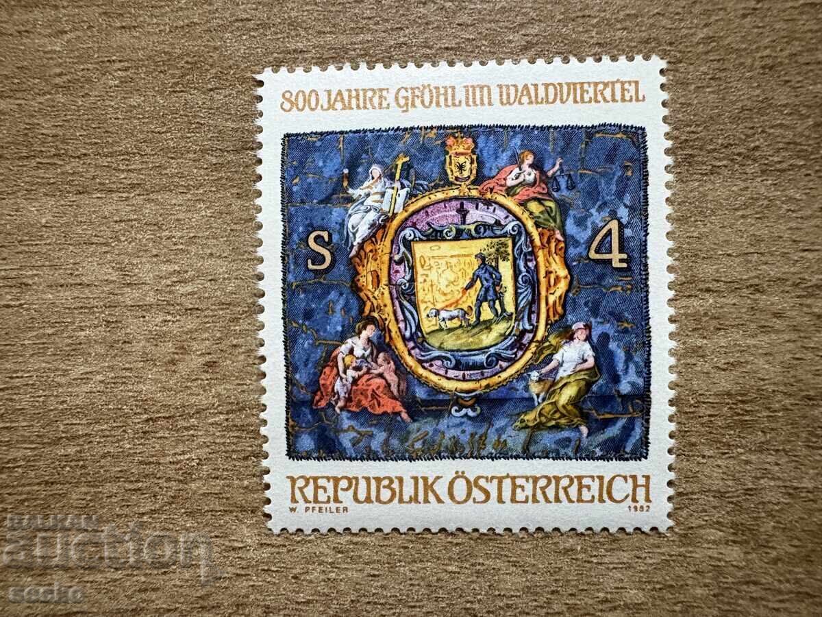 Αυστρία - 800 γρ. Gföhl στο Waldviertel (1982) MNH