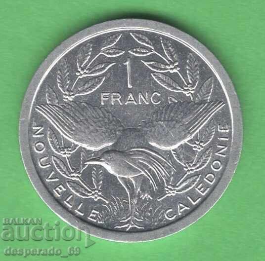 (¯`'•.¸ 1 franc 1985 Noua Caledonie ¸.•'´¯)