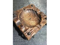 wooden ashtray