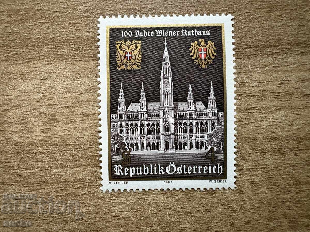 Αυστρία - 100 γρ. δημαρχείο Βιέννης (1983) MNH