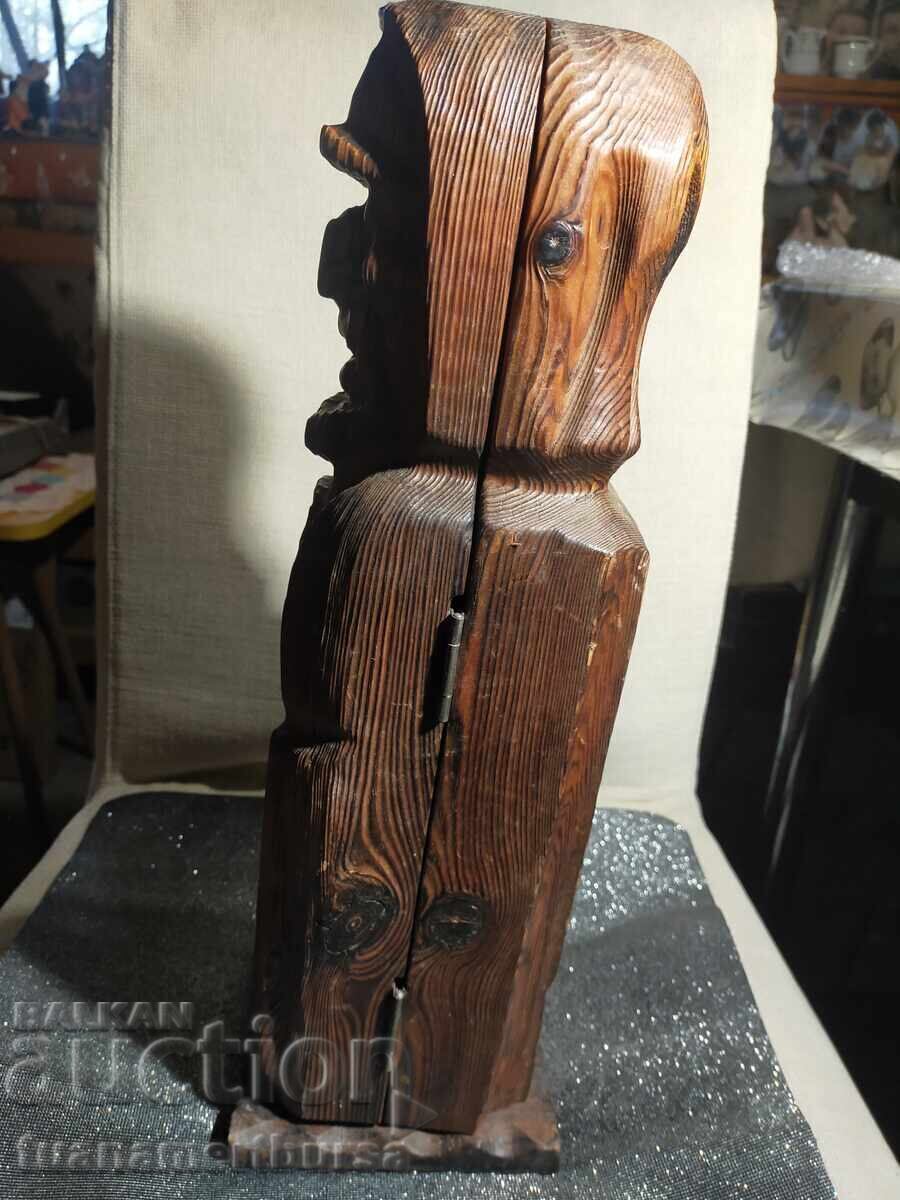 Ξύλινο διακοσμητικό δοχείο για μπουκάλια με τιμή € 30.00 | 58.67 BGN