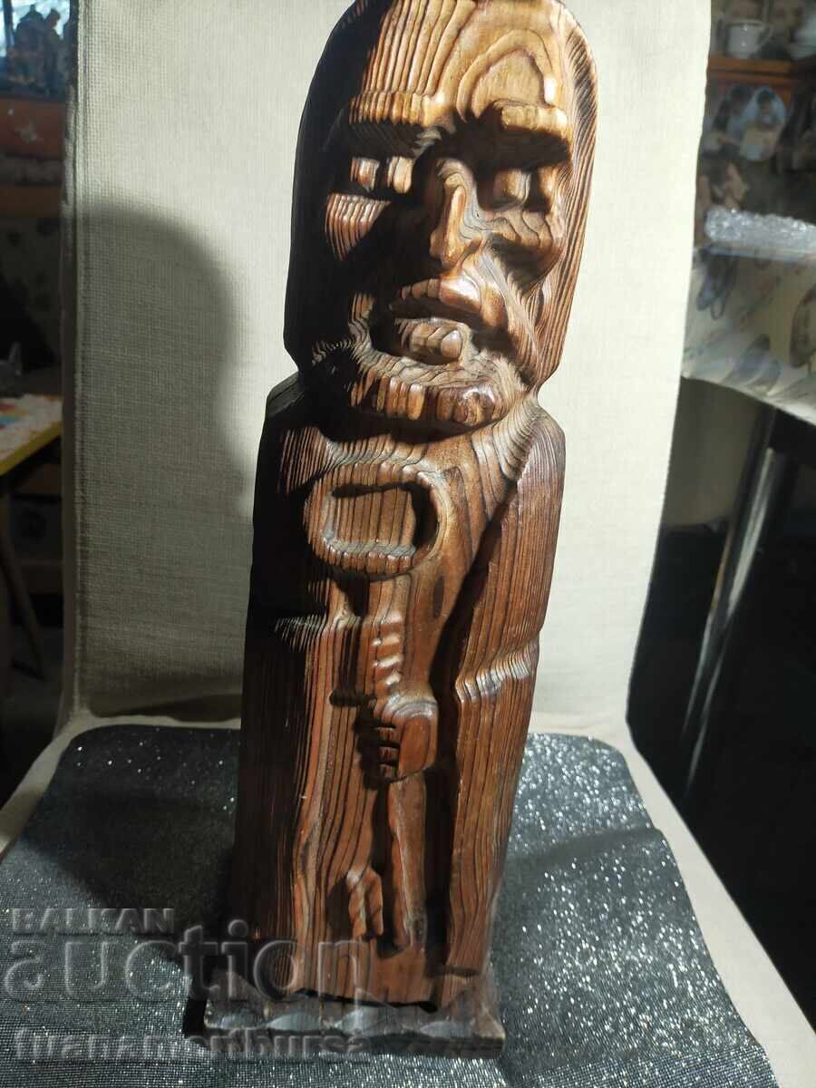 Wooden decorative bottle container