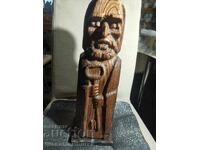 дървен декоративен контейнер за бутилки