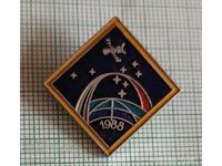 Znachka Interkosmos Sŭvmesten polet 1988