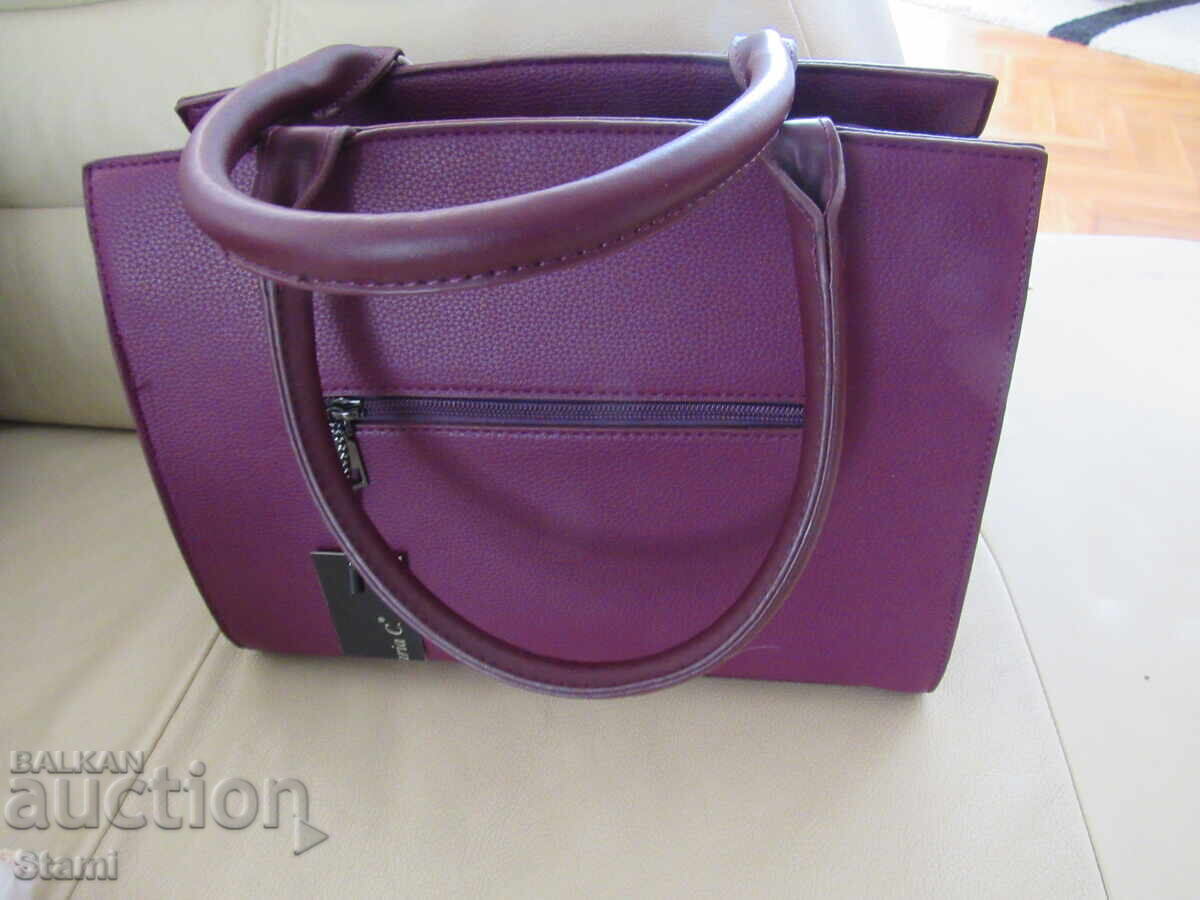 Purple women's handbag with price € 25.00 | 48.90 BGN