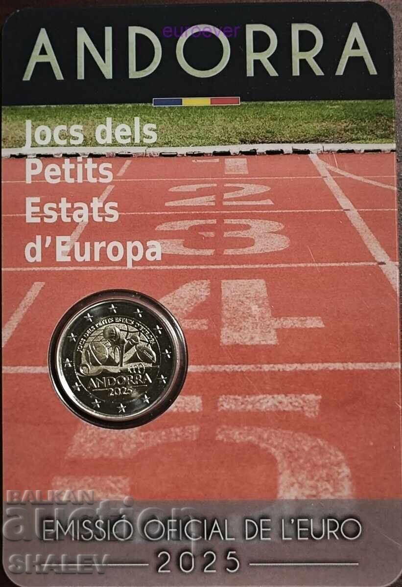 2 Euro 2025 Andorra /Andora "Jocuri ale țărilor mici" (1) 2 euro