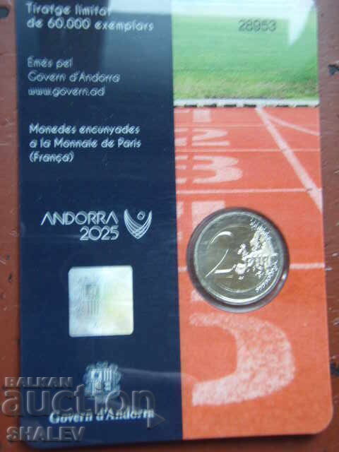 2 Euro 2025 Andorra /Andora "Jocuri ale țărilor mici" (1) 2 euro - 5