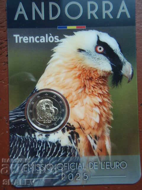 2 Euro 2025 Andorra / Andora "Vultur pleșuv" (2) Unc (2 euro) cu preț € 26.79 | 52.40 BGN