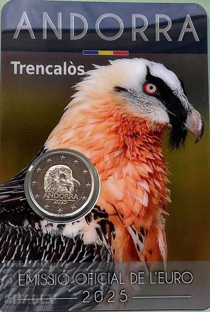 2 Euro 2025 Andorra / Andora "Vultur pleșuv" (2) Unc (2 euro)