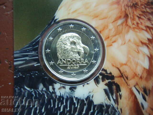 2 Euro 2025 Andorra / Andora "Vultur pleșuv" (2) Unc (2 euro) - 5