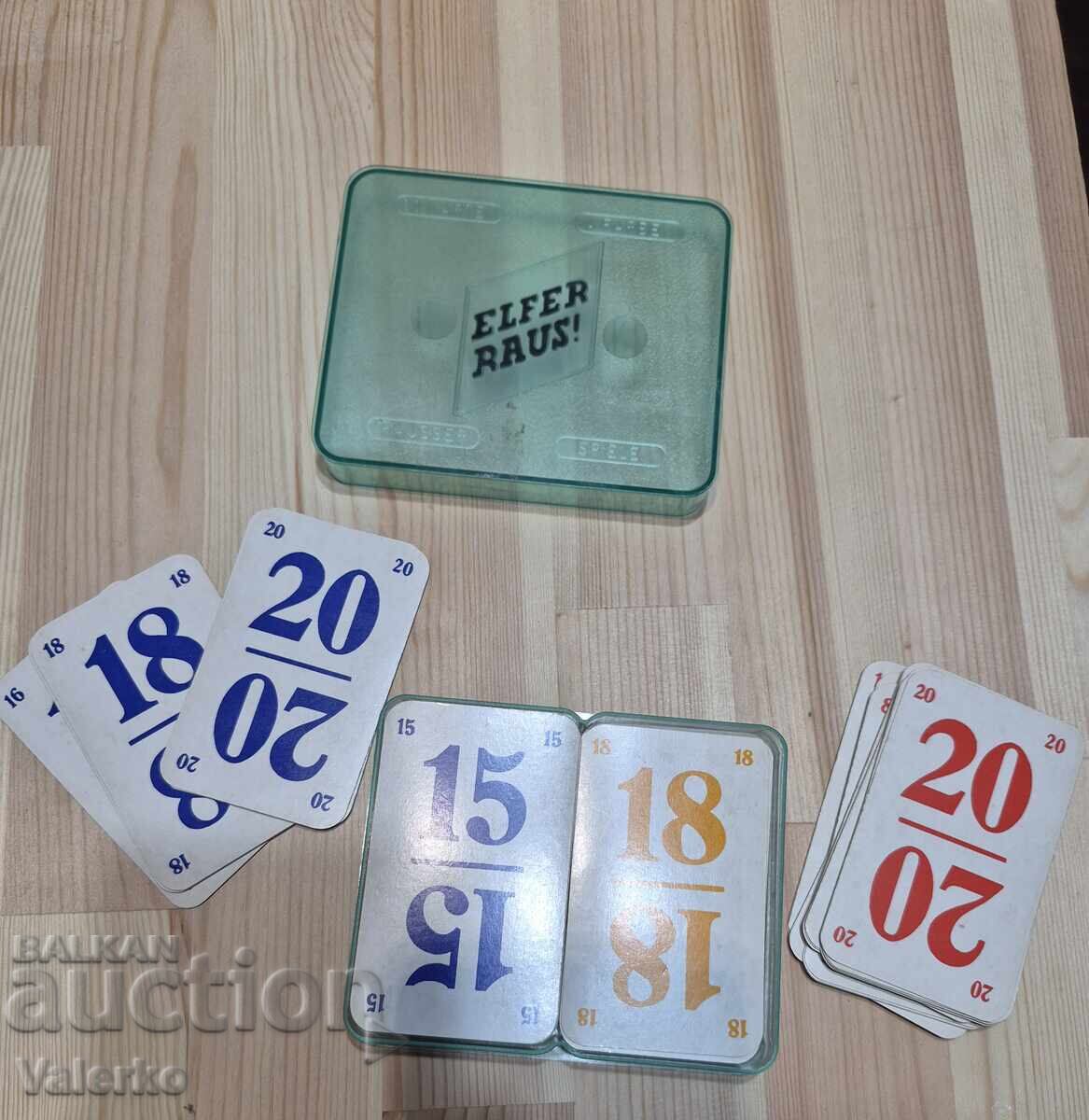 Cărți de joc germane. Lipsește o carte