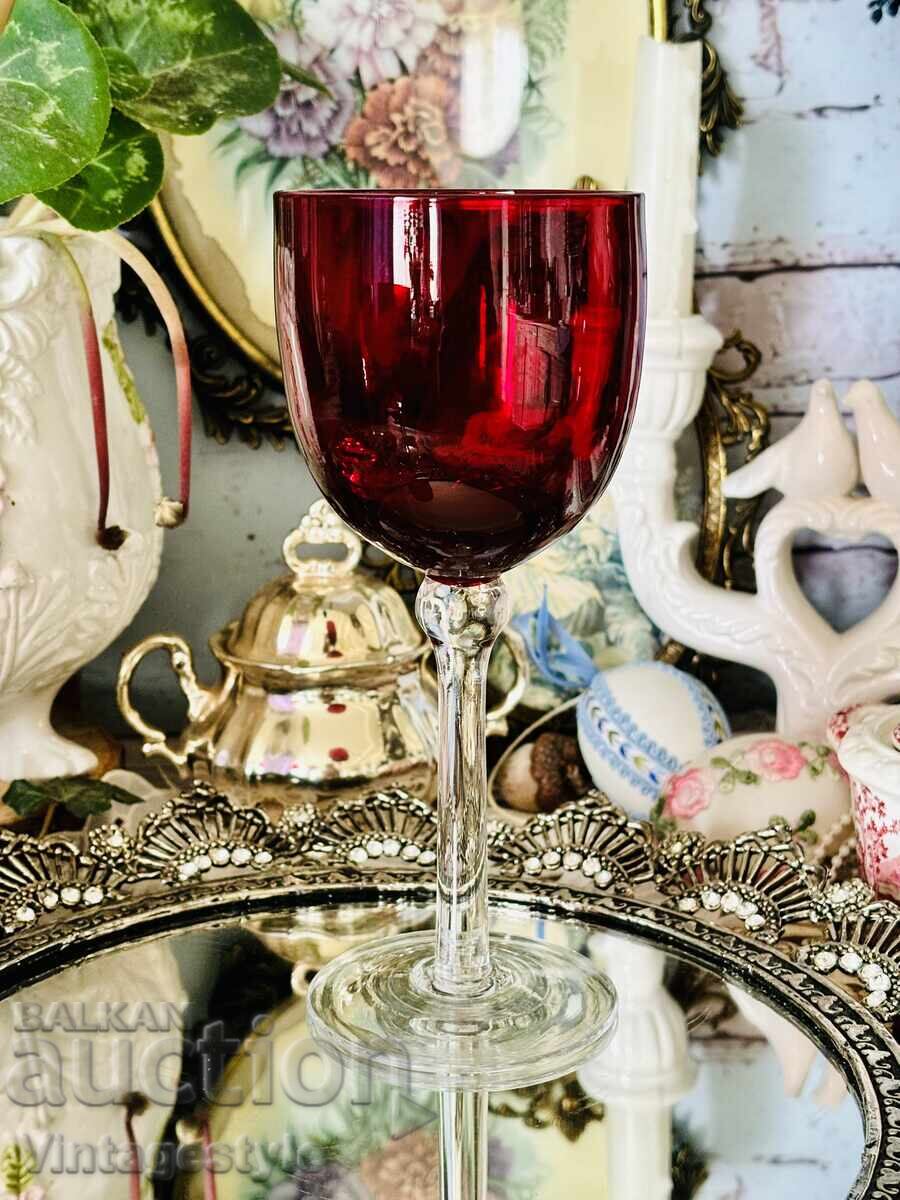 Licitație Trei pahare de cristal vintage