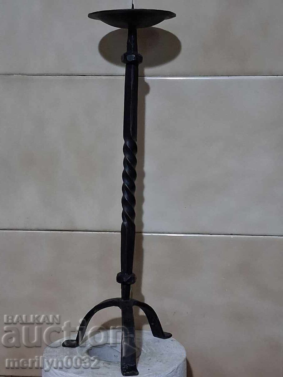 Свещник ковано желязо - 6