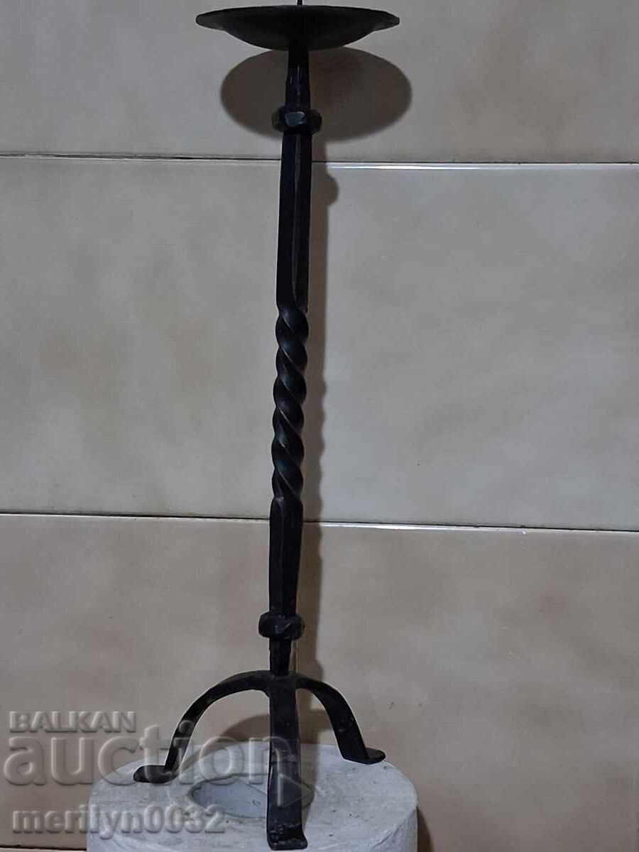 Свещник ковано желязо - 7