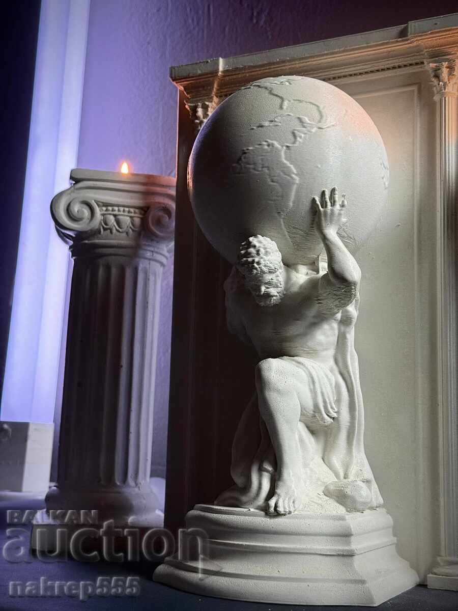 Δημοπρασία Άγαλμα, ειδώλιο "ΗΡΑΚΛΗΣ" – 34 εκ. (ΣΥΝΘΕΤΙΚΟ ΜΑΡΜΑΡΟ)