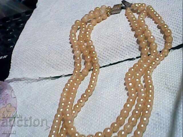 старо колие от перли  6мм