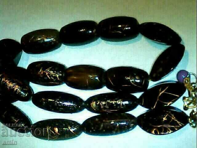 un colier frumos din pietre naturale de tip tibetan - 5