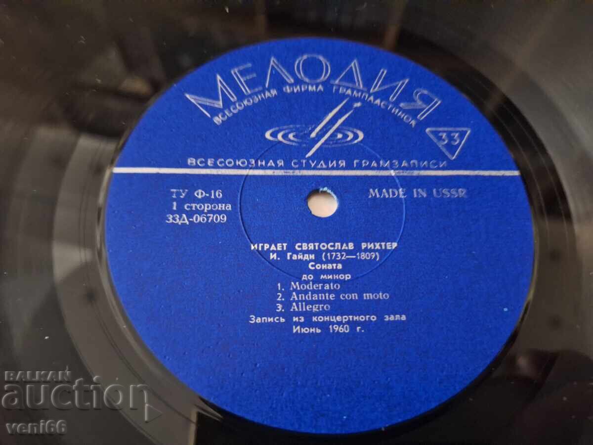 Licitație Disc de gramofon - Svetoslav Richter