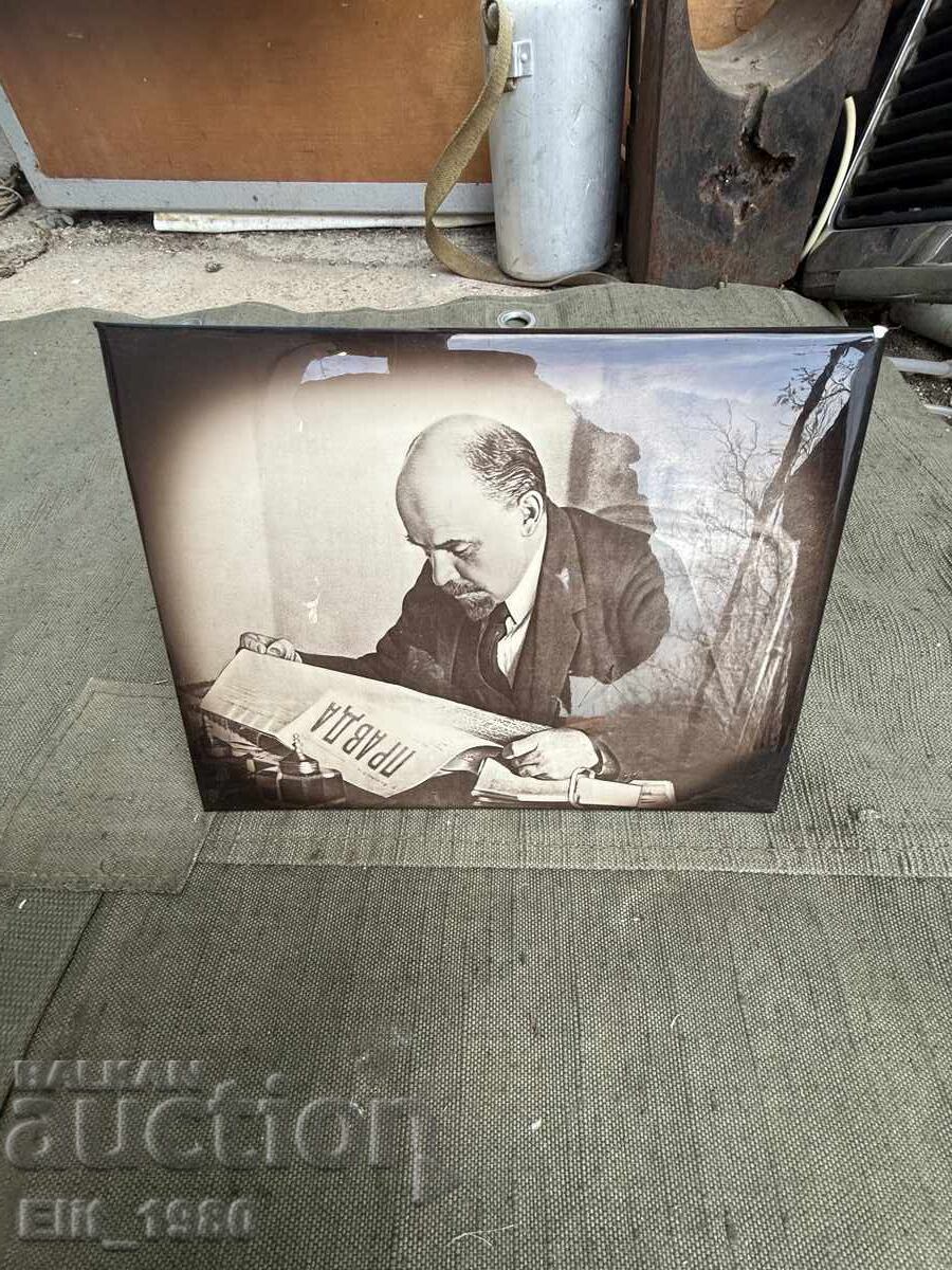 Σοβιετική αναπαραγωγή φωτογραφίας πορτρέτο Βλαντιμίρ Ίλιτς Λένιν