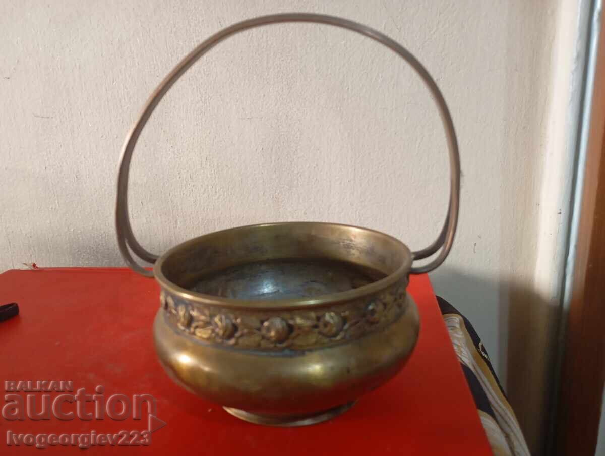 стара месингова купичка,бомбониера