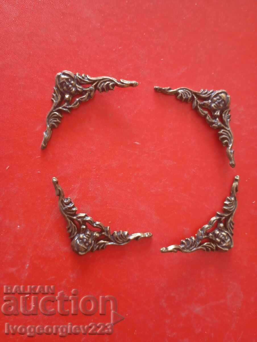 Комплект четери стари апликации,обкова Комплект четери стари апликации,обкова