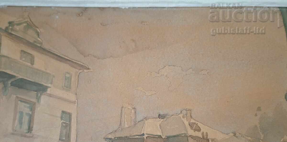 Livrarea Pictură, vechiul Burgas, 1952, art. M. Chepanov (1926-2002)