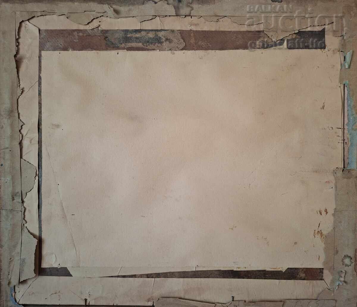 Pictură, vechiul Burgas, 1952, art. M. Chepanov (1926-2002) - 5