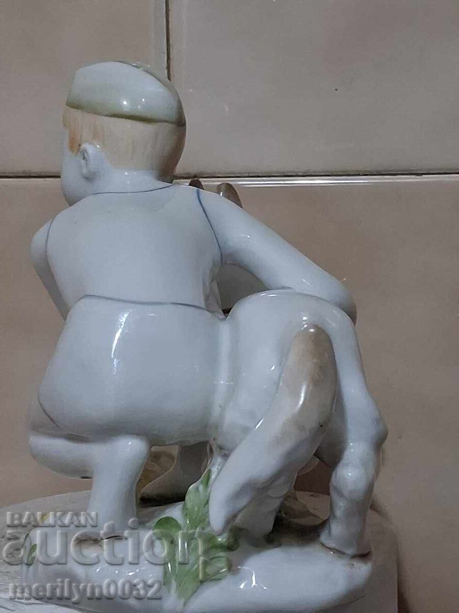 Licitație Figurina Micul grănicer statuetă porțelan LFG URSS