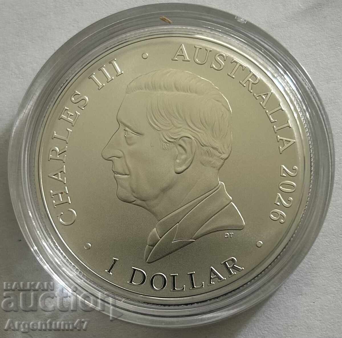 Παράδοση ΠΡΟΣΦΟΡΑ!!! ΑΣΗΜΙ 1 OZ 2026 ΑΥΣΤΡΑΛΙΑ - KOALA RAM