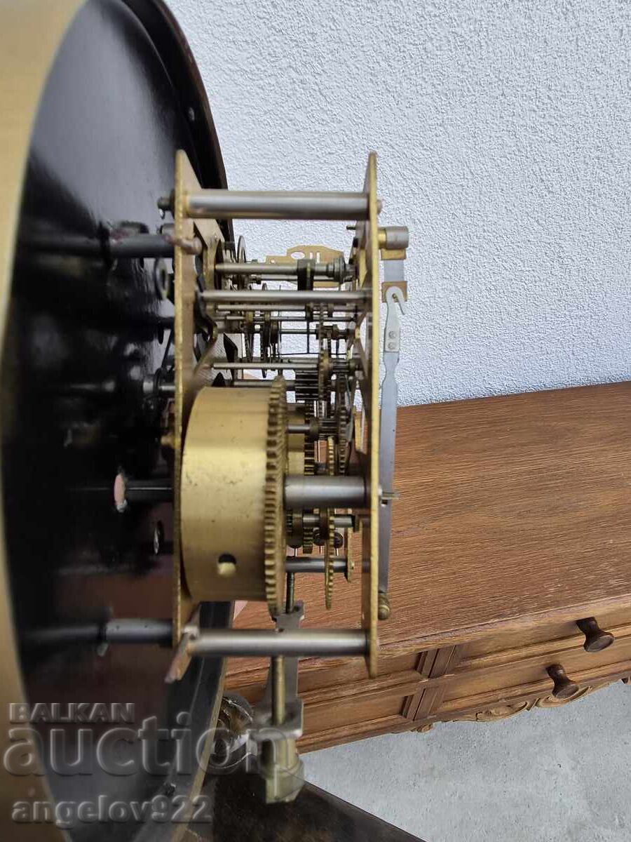 Παράδοση JUNGHANS Γερμανικό ρολόι τοίχου ΕΡΓΑΣΙΜΟ