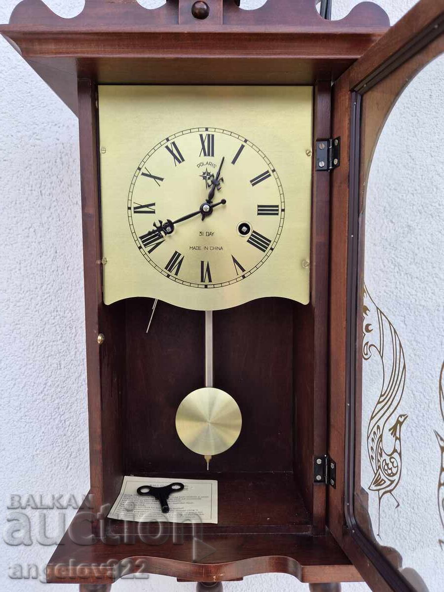 Аукцион 31 дневен стенен часовник Polaris  РАБОТЕЩ