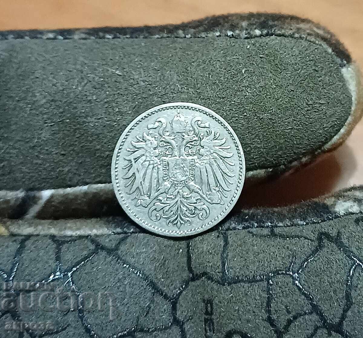 10 heller Austria 1894 cu preț € 1.00 | 1.96 BGN 10 heller Austria 1894 cu preț € 1.00 | 1.96 BGN