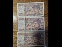 20 franci 1993, 95, 97