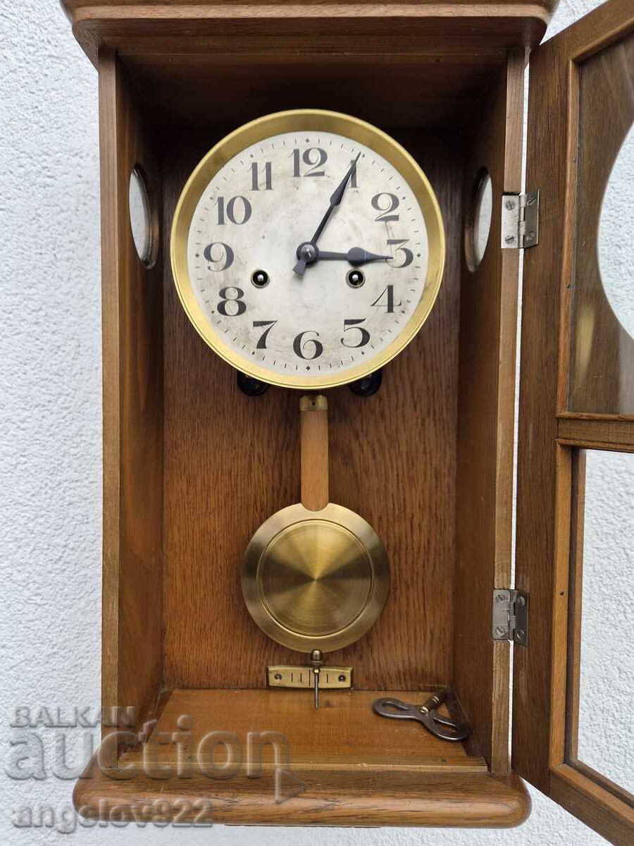 Δημοπρασία Γερμανικό ρολόι τοίχου Hamburg American ΛΕΙΤΟΥΡΓΙΚΟ