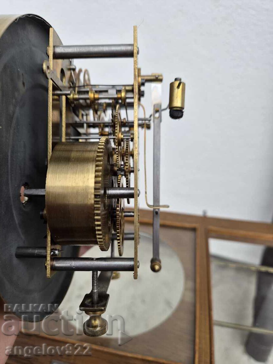 Γερμανικό ρολόι τοίχου Hamburg American ΛΕΙΤΟΥΡΓΙΚΟ - 5