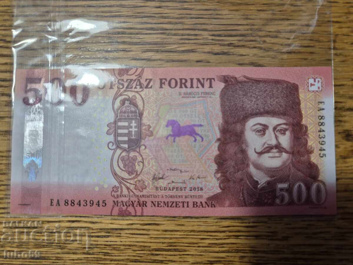 500 forinți UNC