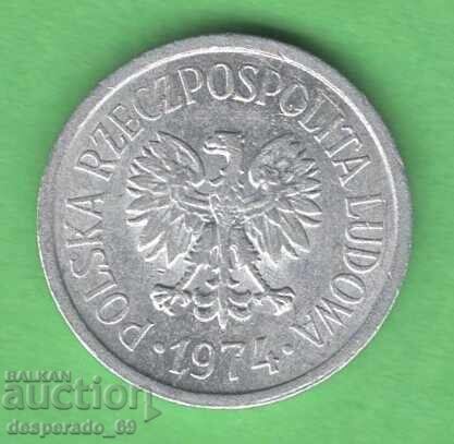 (¯`'•.¸ 10 groszy 1974 POLONIA ¸.•'´¯) cu preț € 0.50 | 0.98 BGN