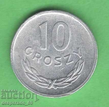 (¯`'•.¸ 10 groszy 1974 POLONIA ¸.•'´¯)