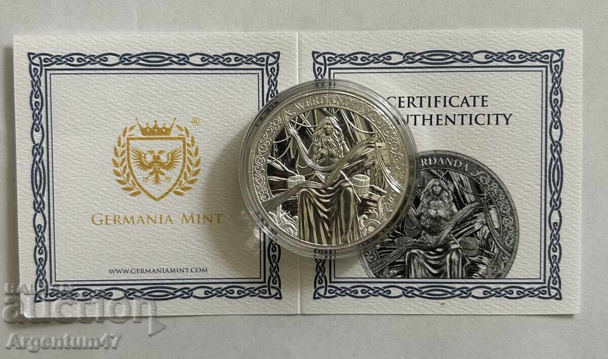 Доставка на СРЕБРО 1 OZ 2026 НОРН - ВЕРДАНДА