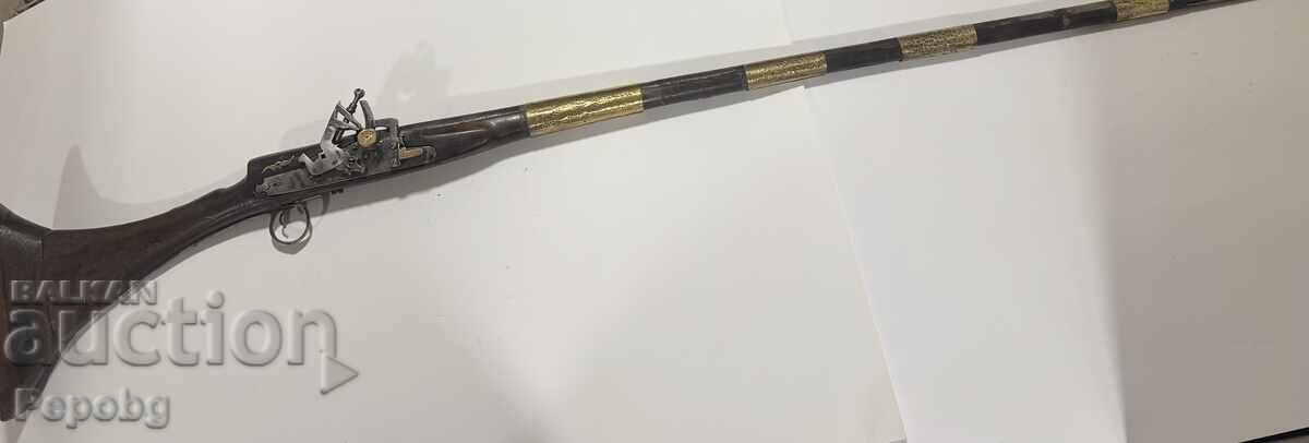 Old flintlock rifle Old flintlock rifle