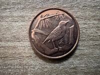 Insulele Cayman - 1 cent (2017)