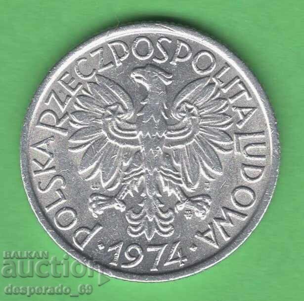 (¯`'•.¸ 2 zloti 1974 POLONIA ¸.•'´¯) cu preț € 1.00 | 1.96 BGN