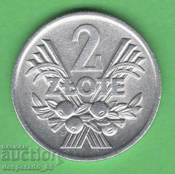 (¯`'•.¸ 2 zloti 1974 POLONIA ¸.•'´¯)