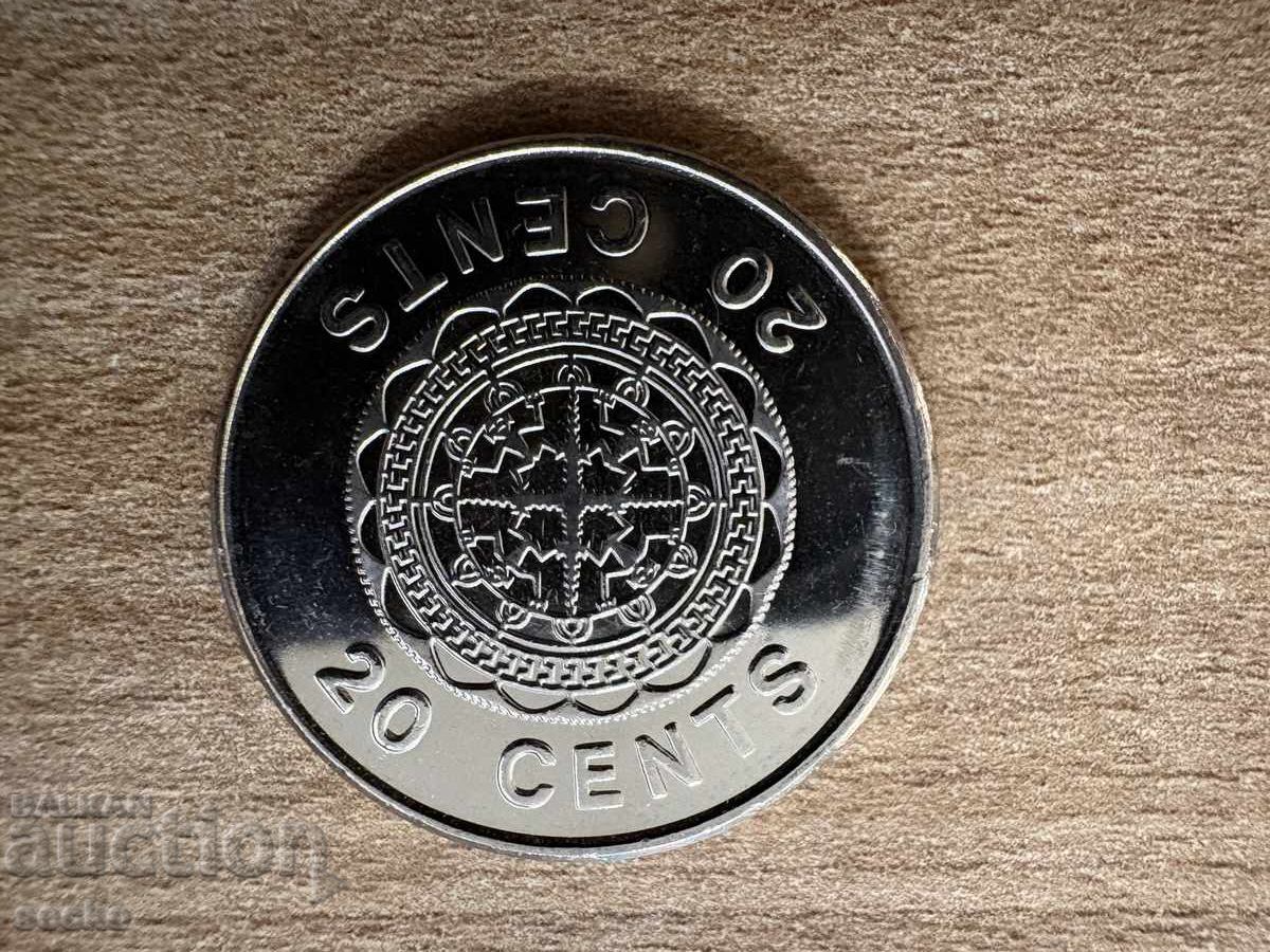 Insulele Solomon - 20 cenți (2008)