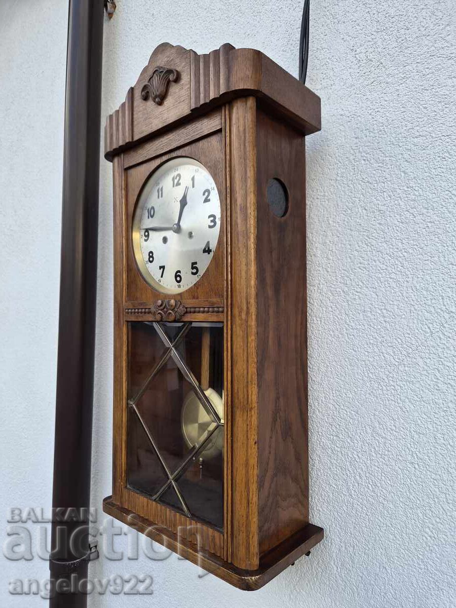 German Wall Clock Hamburg American WORKING - 6 German Wall Clock Hamburg American WORKING - 6