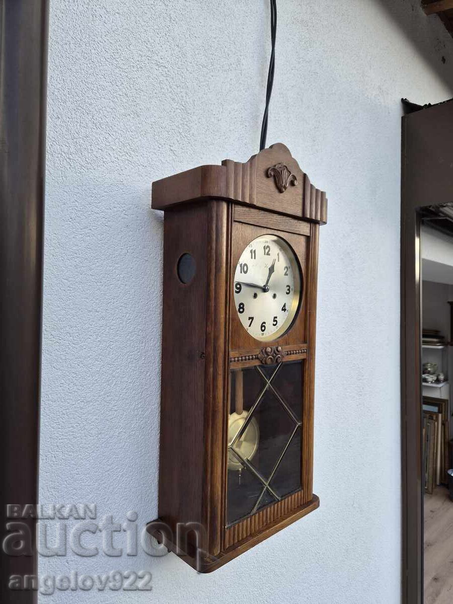 German Wall Clock Hamburg American WORKING - 7 German Wall Clock Hamburg American WORKING - 7