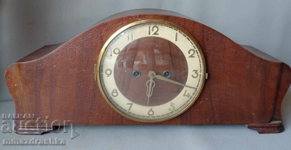 Ceas de șemineu vechi german Ceas de șemineu vechi german