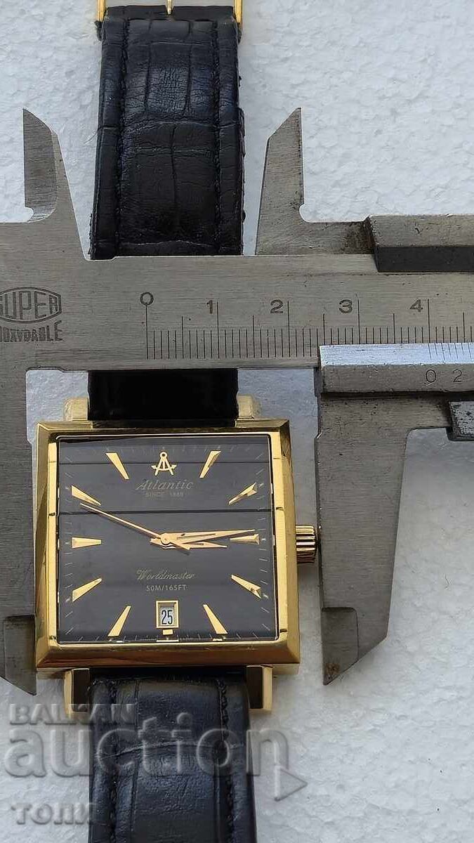 ATLANTIC QUARTZ SWISS MADE RARE WORKS WITHOUT WARRANTY BZC !! - 7