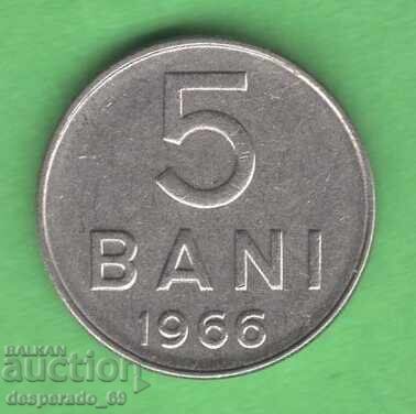 (¯`'•.¸ 5 bani 1966 ROMÂNIA ¸.•'´¯) (¯`'•.¸ 5 bani 1966 ROMÂNIA ¸.•'´¯)