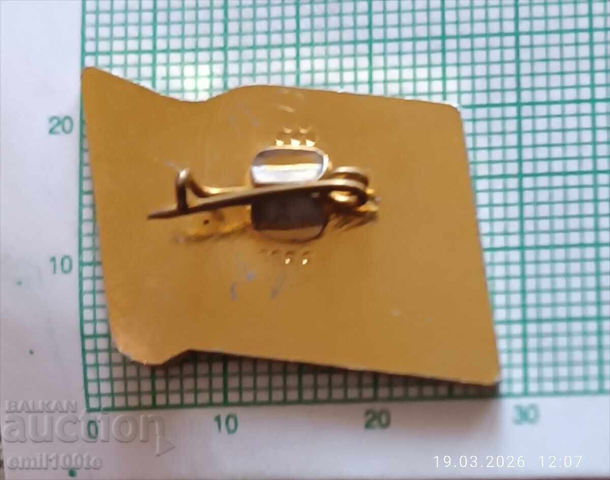 Delivery of Badge - 75 years of the Shabla Party Organization